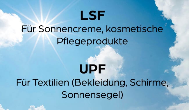 Eigenschaften LSF und UPF erklärt